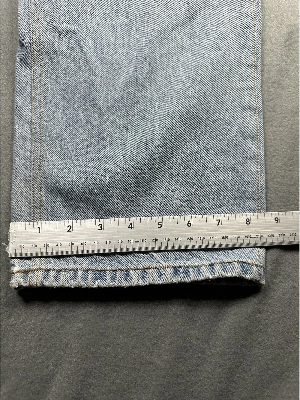 Mens Tommy Hilfiger Baggy Carpenter Jeans Blue Y2K Vintage Streetwear 34x30